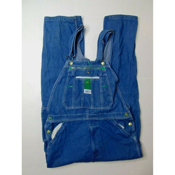 Vintage Liberty 32 X 30 Blue Jean Overalls Pants - Picture 3 of 6